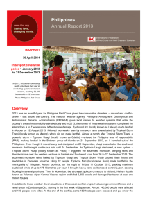Philippines Annual Report 2013
