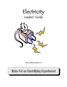 Electricity - Government of Prince Edward Island