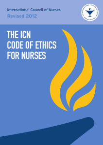 THE ICN CODE OF ETHICS FOR NURSES