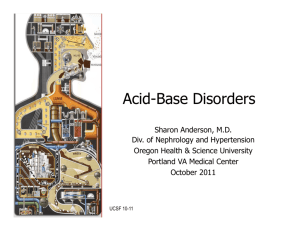 Acid-Base Disorders - Continuing Medical Education