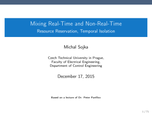 Mixing Real-Time and Non-Real-Time