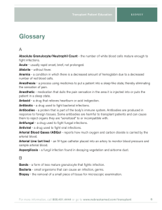 Glossary - Nebraska Medical Center