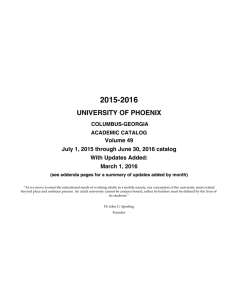 new - University of Phoenix