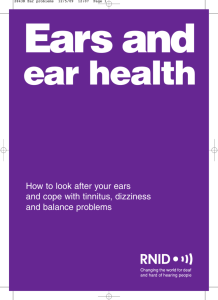 How to look after your ears and cope with tinnitus, dizziness and