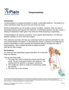 Tympanoplasty - Patient Education Institute