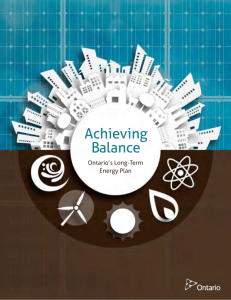 Achieving Balance - Ontario's Long-Term