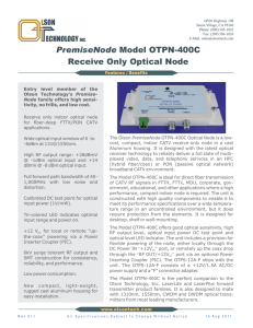 OTPN-400C-PremiseNode - Olson Technology Inc.