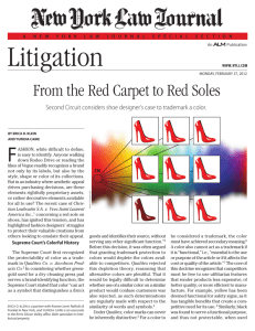 New York Law Journal: From the Red Carpet to Red Soles