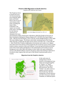 Pioneer Sikh Migration to North America