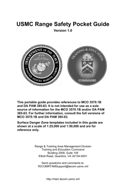 Introduction To Range Safety And Surface Danger Zones Training
