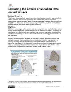 Exploring the Effects of Mutation Rate on Individuals - Avida-ED