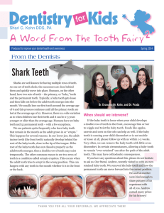 Shark Teeth - Dr. Shari Kohn