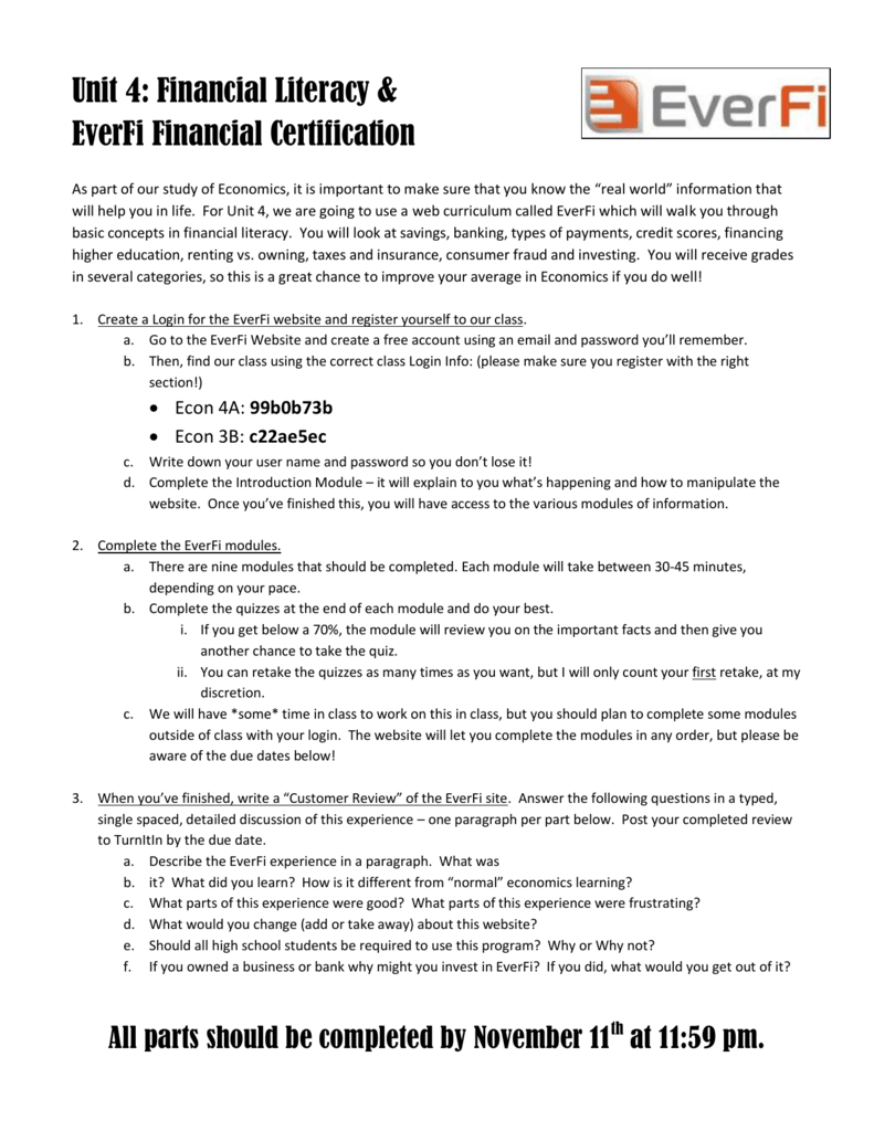 Everfi Module 3 Answers - slidesharetrick