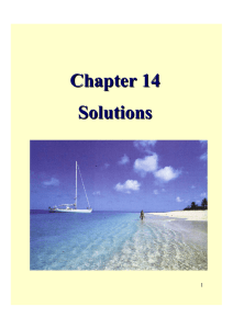 Chapter 14 Solutions