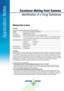 Application Note MP Drug Substance