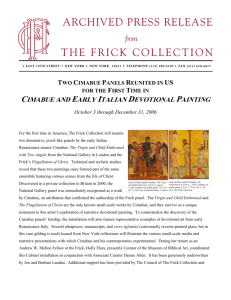Press Release - The Frick Collection