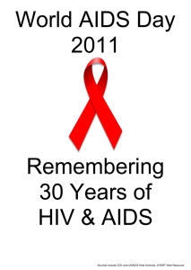 HIV & AIDS Global Timeline