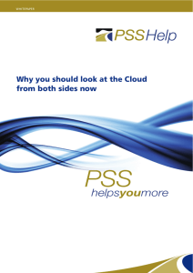 Why you should look at the Cloud from both sides now