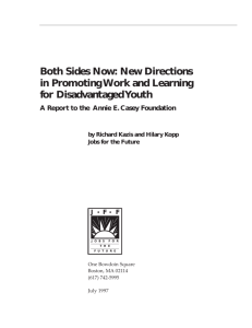 PDF-Both Sides Now: New Directions in Promoting Work and
