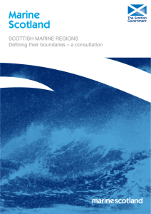 Marine Scotland: Scottish Marine Regions: Defining their