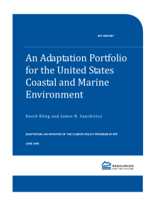 An Adaptation Portfolio for the United States Coastal and Marine