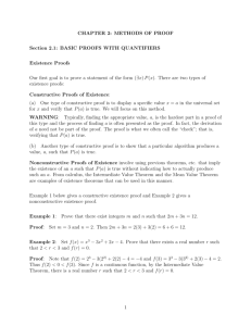 CHAPTER 2: METHODS OF PROOF Section 2.1: BASIC PROOFS