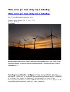 Wind power goes back a long way in Tehachapi