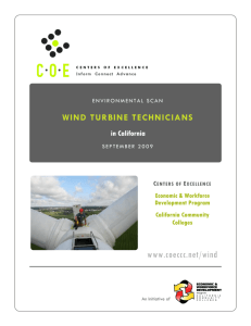 Wind Turbine Technicians in California