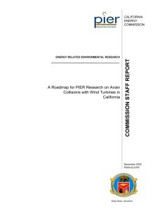 commission staff report - Altamont Pass Wind Resource Area