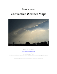 Guide to using Convective Weather Maps