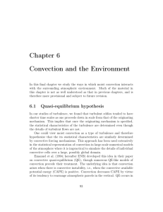 Chapter 6 Convection and the Environment