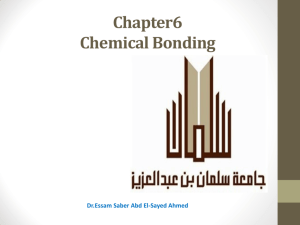 Chapter6 Chemical bonding