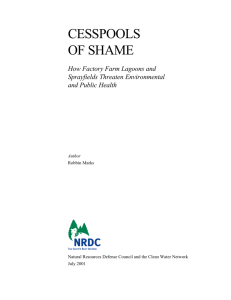 Cesspools of Shame - Natural Resources Defense Council