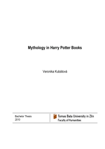 Mythology in Harry Potter Books