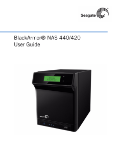 BlackArmor® NAS 440/420 User Guide