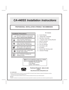 CA-420 install revB