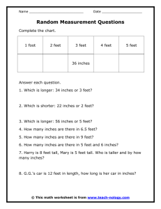 Random Measurement Questions - Teach