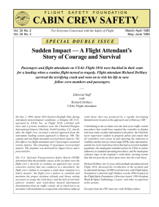 Sudden Impact — A Flight Attendant's Story of Courage and Survival