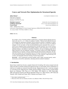 Convex and Network Flow Optimization for Structured Sparsity