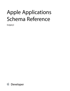 Schema - Apple Developer