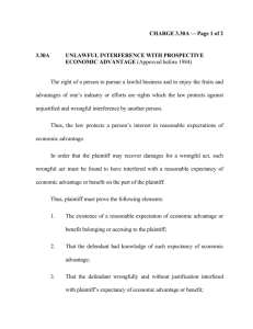 CHARGE3.30A— Page 1 of 2 3.30A UNLAWFUL INTERFERENCE