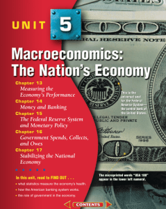 Chapter 13: Measuring the Economy's Performance