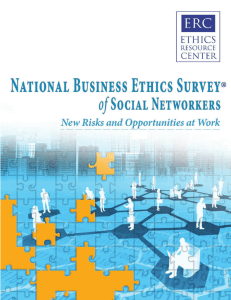 National Business Ethics Survey of Social Networkers