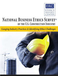 National Business Ethics Survey® of the U.S. Construction Industry