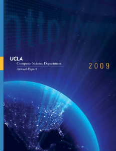 Computer Science department Annual Report