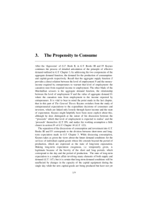 3. The Propensity to Consume