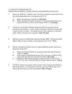 Los Angeles City College Chemistry 60 Additional Practice Problems