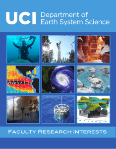 Faculty Expertise - Department of Earth System Science