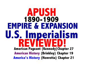 American Pageant (Kennedy)Chapter 27 American History (Brinkley