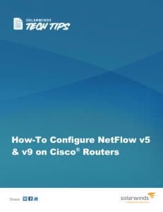 How-To Configure NetFlow v5 & v9 on Cisco